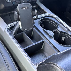 2017-2022 F-250/350 Modular Compartment System and Phone Mount for Center Console