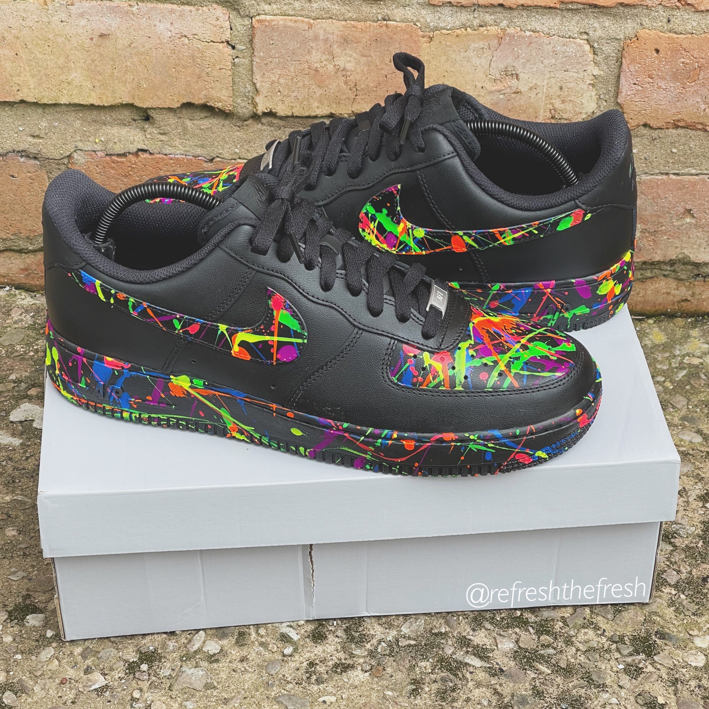 air force paint splash