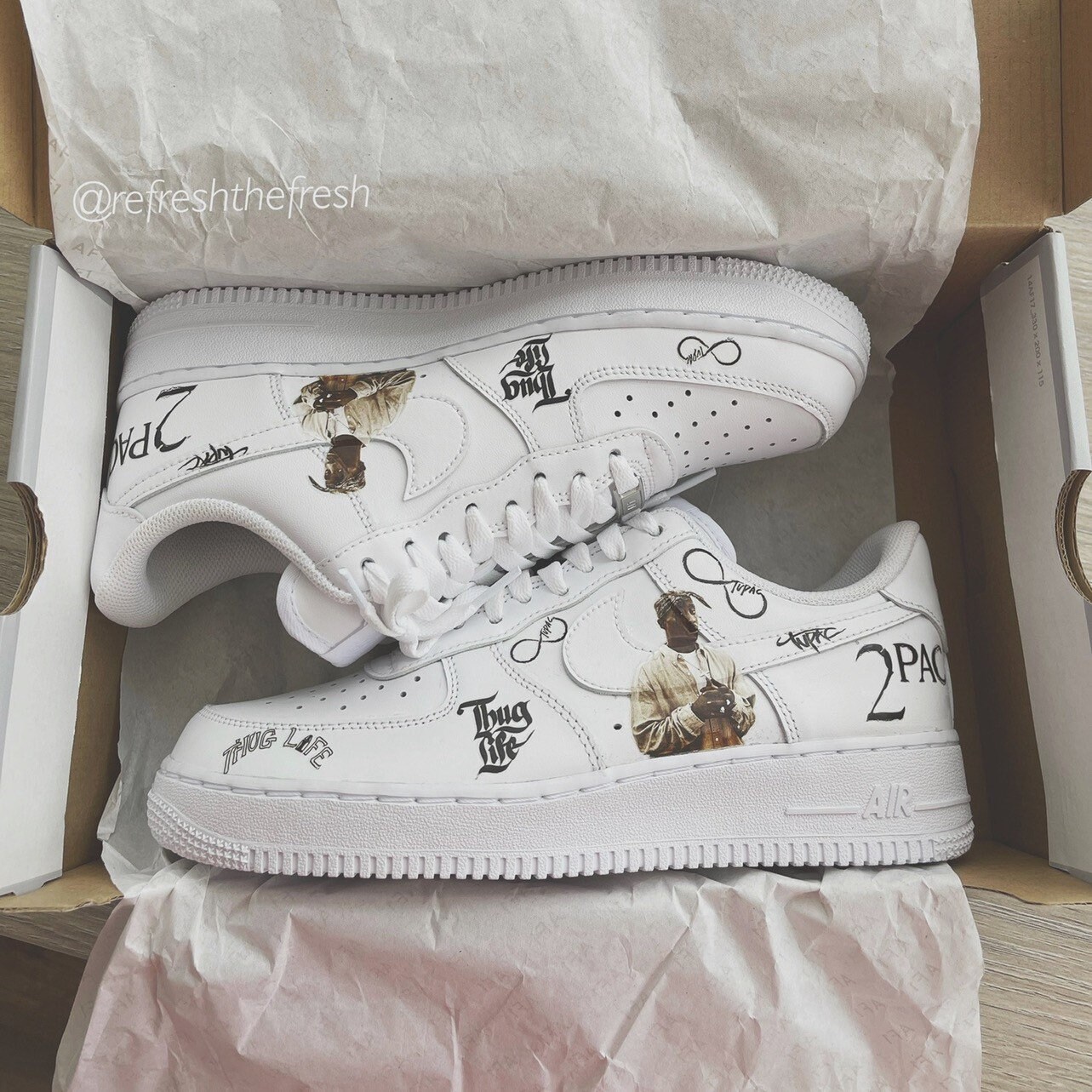 air force 1 custom 2pac