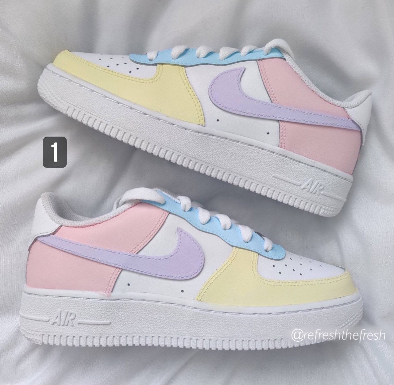 air force rainbow pastel
