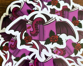Monster Liebesbücher Vinyl Sticker