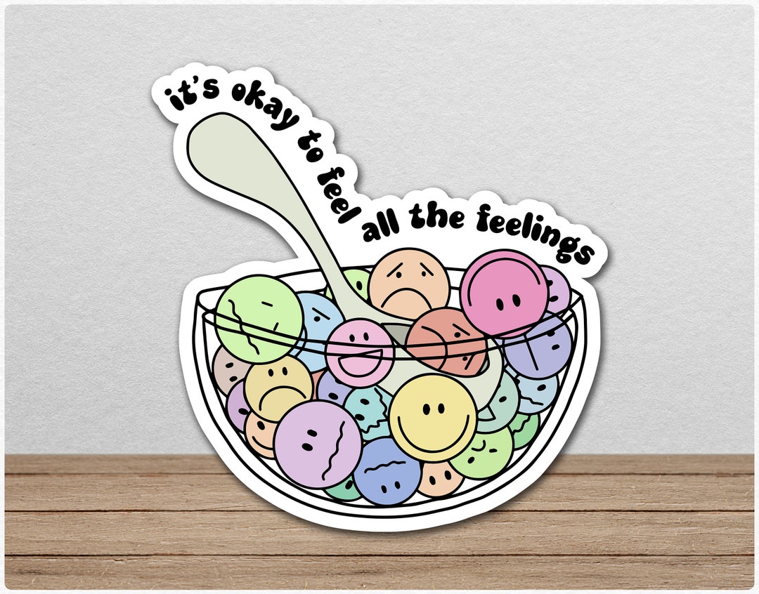 Spoon Inside Sticker Spoon Feelings Sticker, Positive Sticker, Feelings Sticker, Vinyl ...