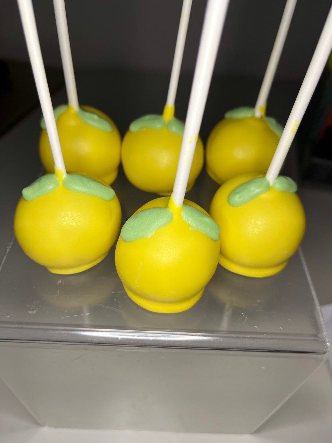 Lemon Cake Pops Etsy