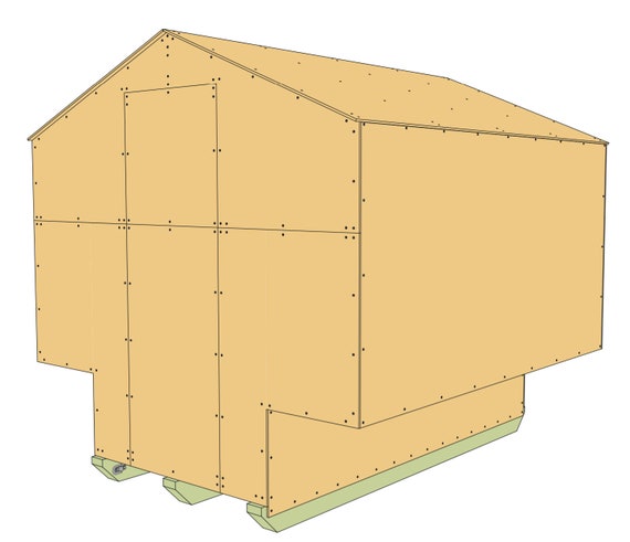 Ice Fishing Shack shanty, Hut Construction Plans -  Canada