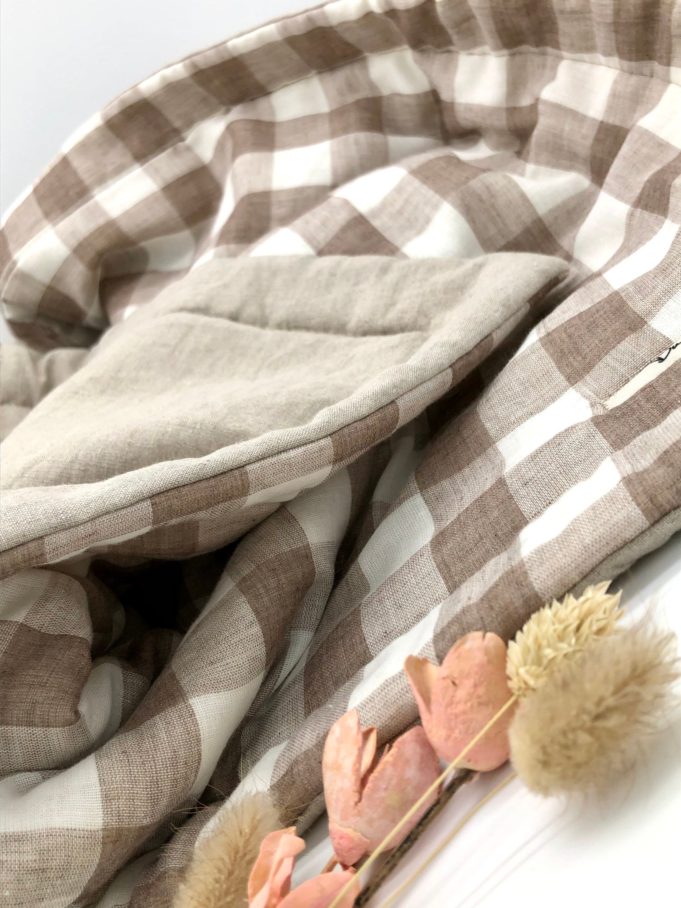 Couverture Chaude Pauline en Lin