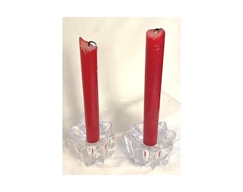 Crystal Candle Stick Holder (1in Candle Sticks)