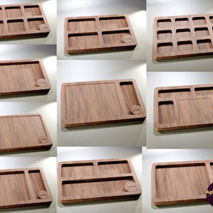 Archivos CNC para fresadoras de madera: 10 bandejas y tableros clásicos. Proyectos CNC para descarga instantánea. Archivos Fusion 360 y STL de Agilemaking