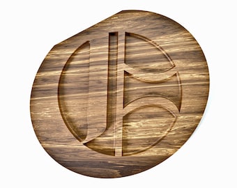 Loki's logobak CNC-bestanden - CNC-bestanden voor houtrouters (Fusion 360-bestand inbegrepen, STL, dxf, 3mf, pdf 1:1-blauwdruk)