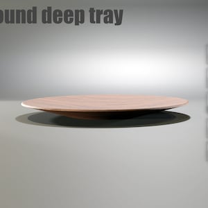CNC project for a Round deep decoration tray - CNC files for wood routers. Fusion 360 and STL files, by Agilemaking