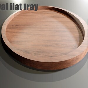 10 CNC Tray & Bowl Projects to Sell | Round Designs | STL + Fusion 360 CNC Files image 9