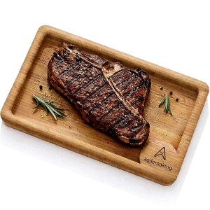 Steak Tray CNC Files – Wood Router Files - Parametric Design (Digital Download)