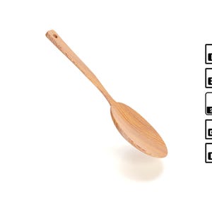 Stew Wooden Spoon CNC File – 3D Router Files (Digital Download)