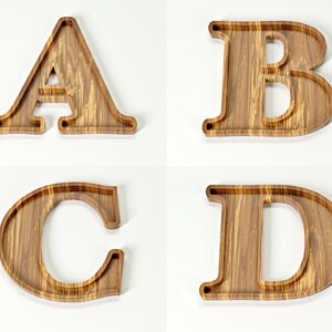 Alphabet CNC Tray Files - 28 Character Font Boards Set - CNC Files for ...