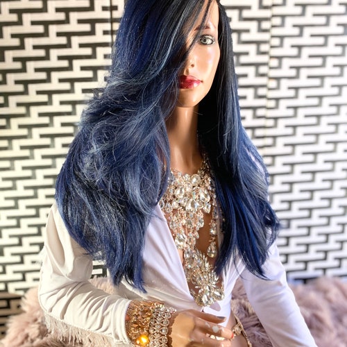 BLUE BEAUTY lace shops front wig 1119
