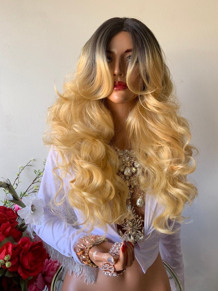 ANALISE BLONDE OMBRÉ Balayage Hair Lace Wig 22 1019 46 - Etsy Australia