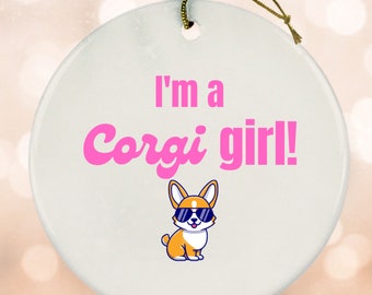 Corgi Gift For Girls Aged 8-12/ Corgi Gifts For Little Girls/ Corgi Gifts Ornament/ Gift For Corgi Moms/ Corgi Ornament