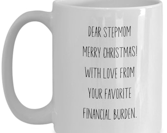 Stepmom Coffee Mugs, Stepmother Mug, Step Mom Gifts From Kids, Gift From Daughter For Step Mom, Gift For Her,  Stepmom Gift Idea