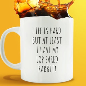 Lop Ear Rabbit Owner Gift/ Rabbit Lover Gift/ Bunny Rabbit Mom/ Rabbit Mom Gift Rabbit Dad Gift