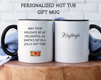 Personalized Hot Tub Gift/ Hot Tub Gifts/ Hot Tub Accessories/ Hot Tub Fun/ Hot Tubbing/ Gift For Hot Tubber/ Jacuzzi Time/ Hot Tub Drinks