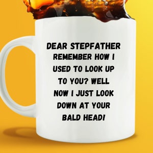 Stepfather Gift Mug, Baldi Mug, Baldi Dad, Gift for Bald Men, Bald Gift, Funny Mugs for Men, Fathers Day Gift, Middle Aged Man Gift