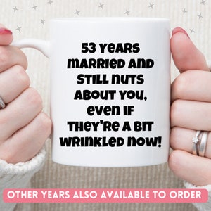 53rd Wedding Anniversary Gift/ Gift For 53 Years Of Marriage/ 53rd Anniversary Gift For Wife/ Gift From Him
