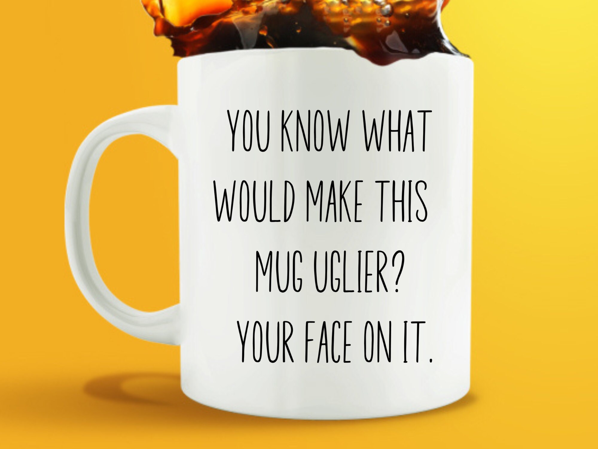 392M047 Cute Funky Mug – Ugly Fish Ceramics