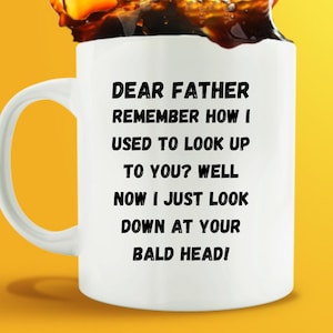 Father Day Gift from Son, Baldi Mug, Baldi Dad, Gift for Bald Men, Bald Gift, Gifts from Daughter, Gifts For Father, Fathers Day from Son