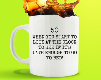 50th Birthday Gift For Women/ 50th Birthday Gift / Form/ Birthday Mug For Men/ Birthday Mug/ Happy 50th Birthday
