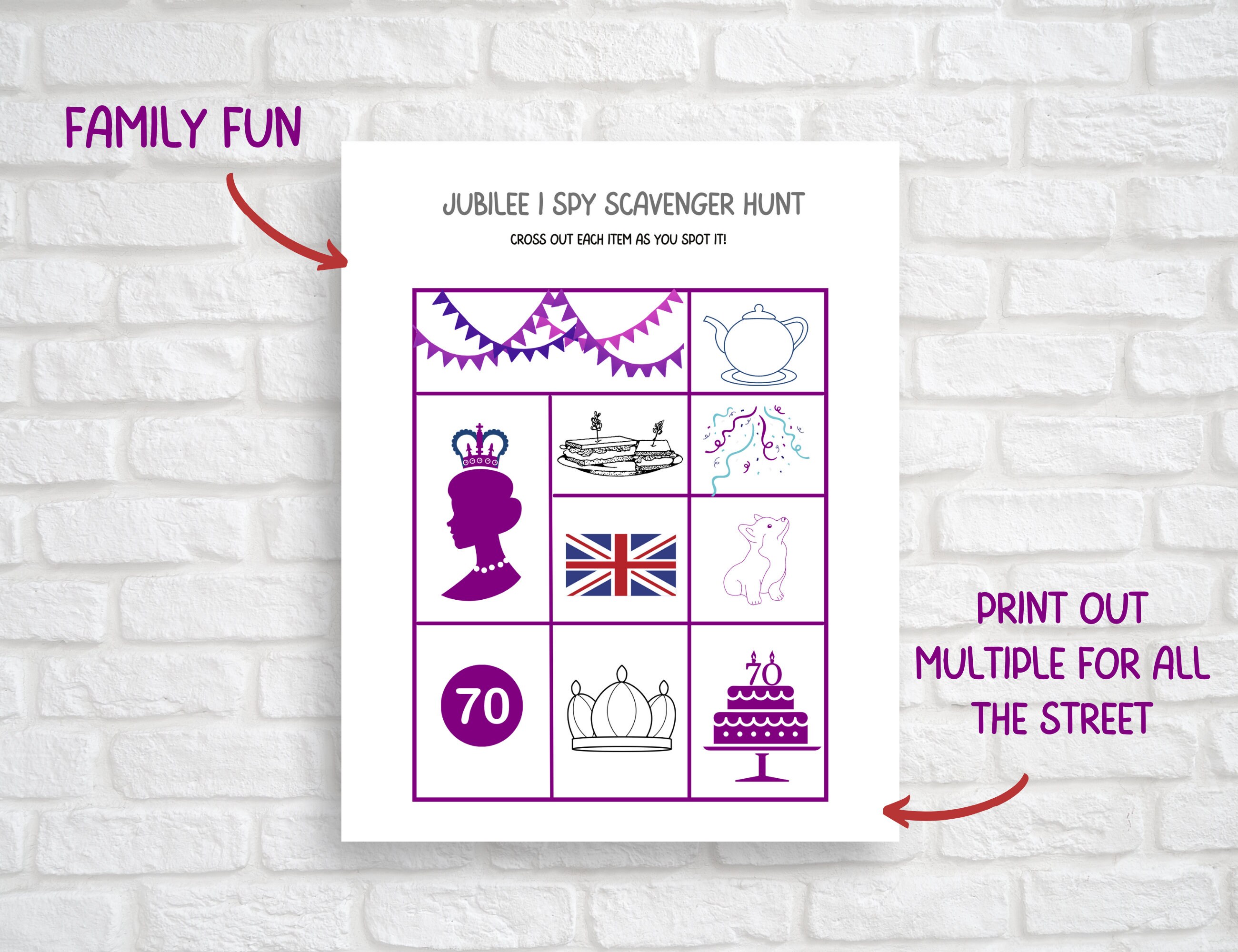 Jubilee Activities for Children/ PRINTABLE the Queens Jubilee Etsy UK