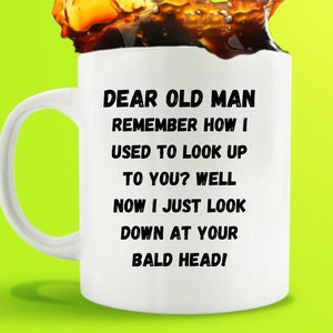Old Man Gifts, Baldi Mug, Baldi Dad, Gift for Bald Men, Bald Gift, Funny Mugs for Men, Fathers Day Gift, Funny Father Gifts, Sarcastic Gifts