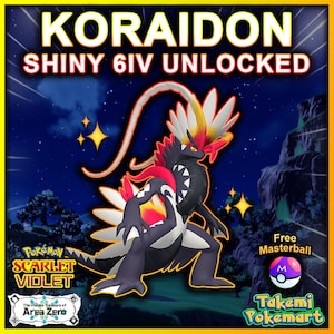 SHINY KORAIDON 6IV RARE Exclusive Pokemon Scarlet & Violet -  Portugal