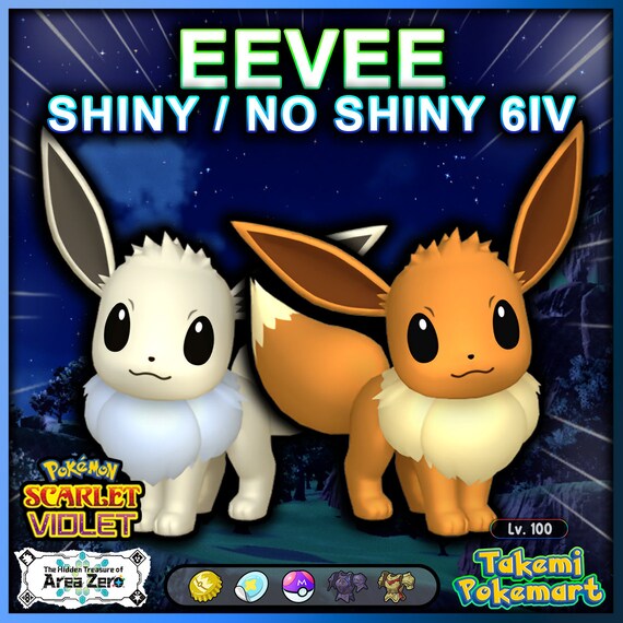 Shiny/Non-shiny Eevee 6IV - Pokémon Scarlet/Violet (100% Legal)