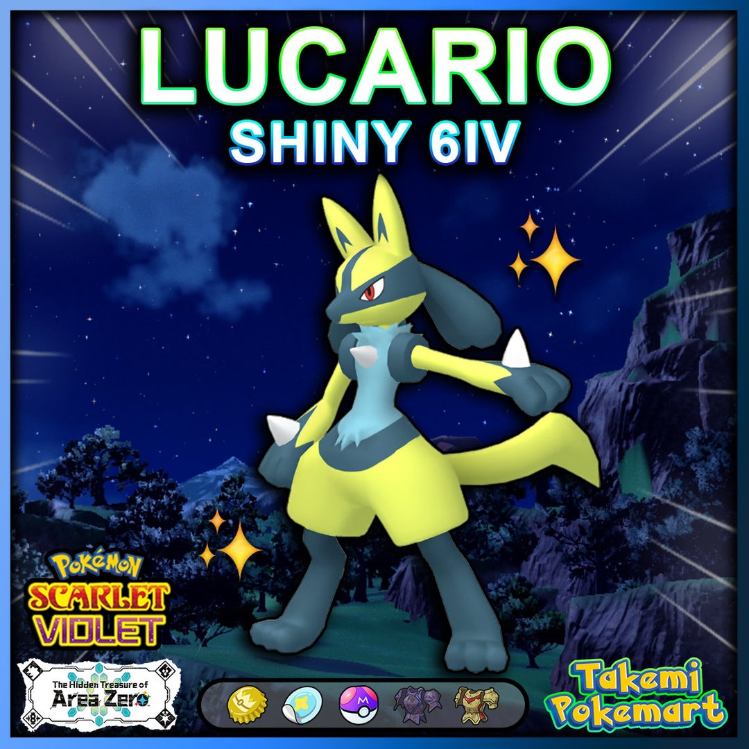 Shiny Lucario & Master Ball - Pokémon Scarlet and Pokémon Violet