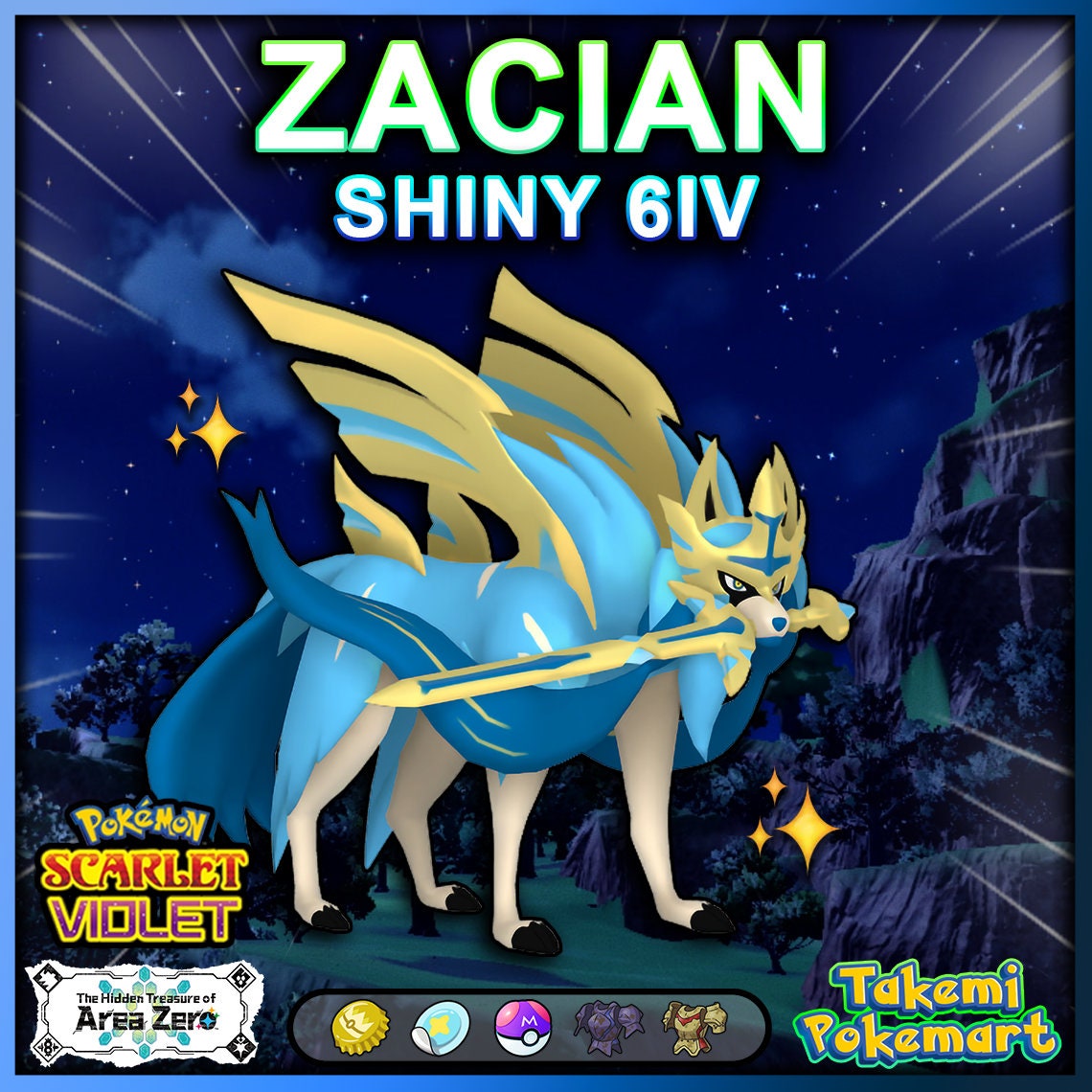 Pokemon TCG Shiny Zacian & Shiny Zamazenta Pin Badges Twin Pack +