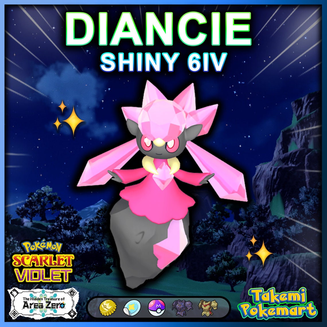 Pokemon Center Shiny Diancie Event, Pikachu Mega Evolution Plushes