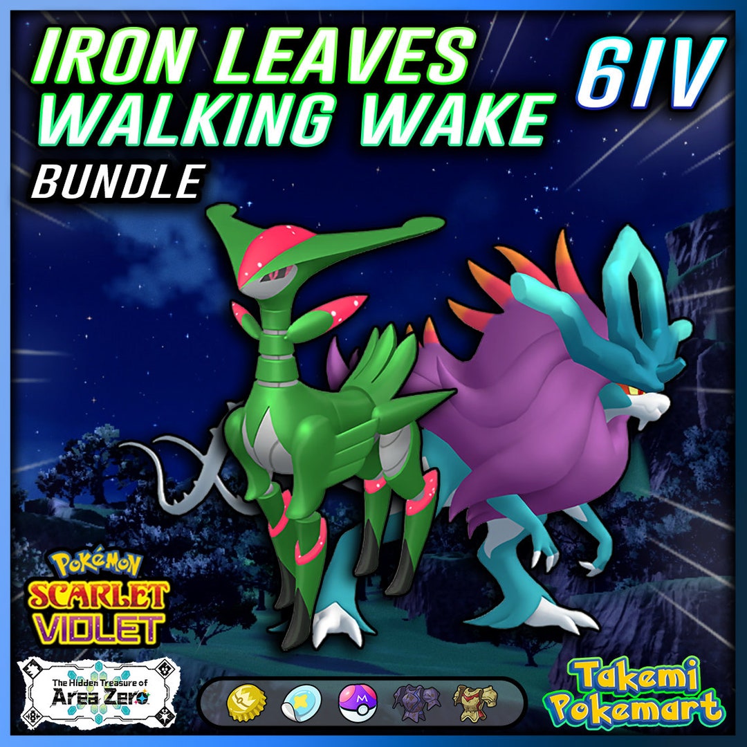 New Paradox Pokemon: Walking Wake and Iron Leaves! 