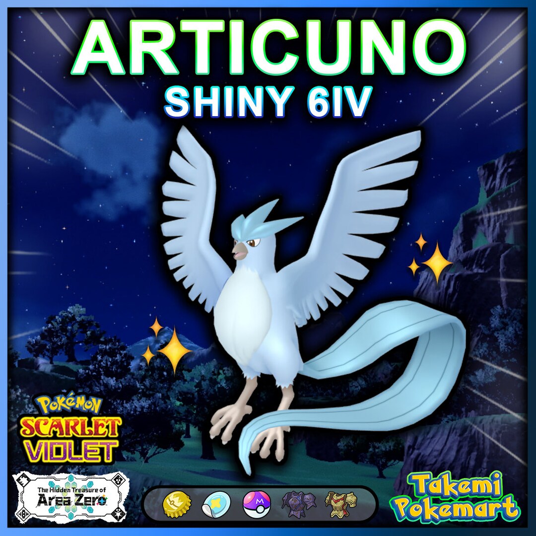 Shiny/non-shiny Articuno 6IV Pokémon Scarlet/violet 100% -  Hong Kong