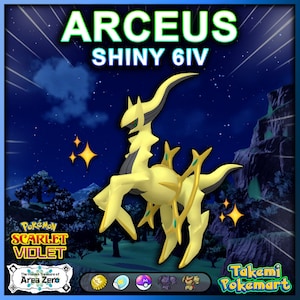✨ SHINY ✨ ARCEUS MAX Effort LEVEL 1 Pokemon Legends Arceus FAST DELIVERY