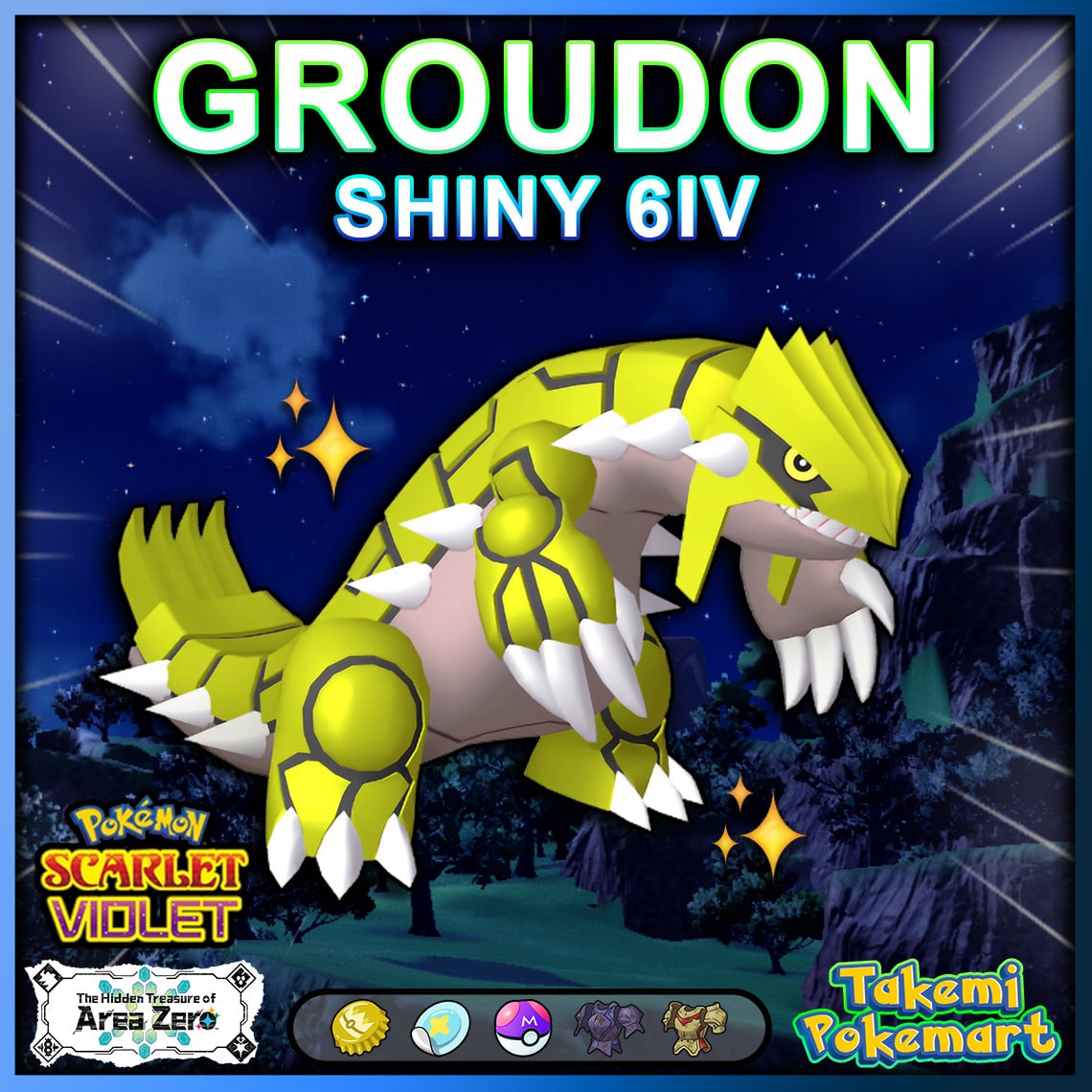 Pokemon Go - Shiny Groudon for Sale to Trade