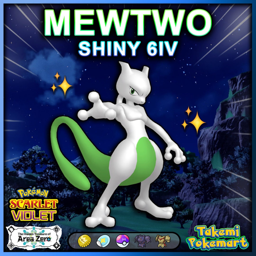 MEW MEWTWO 6IV Legendaries / Pokemon Scarlet and Violet / 