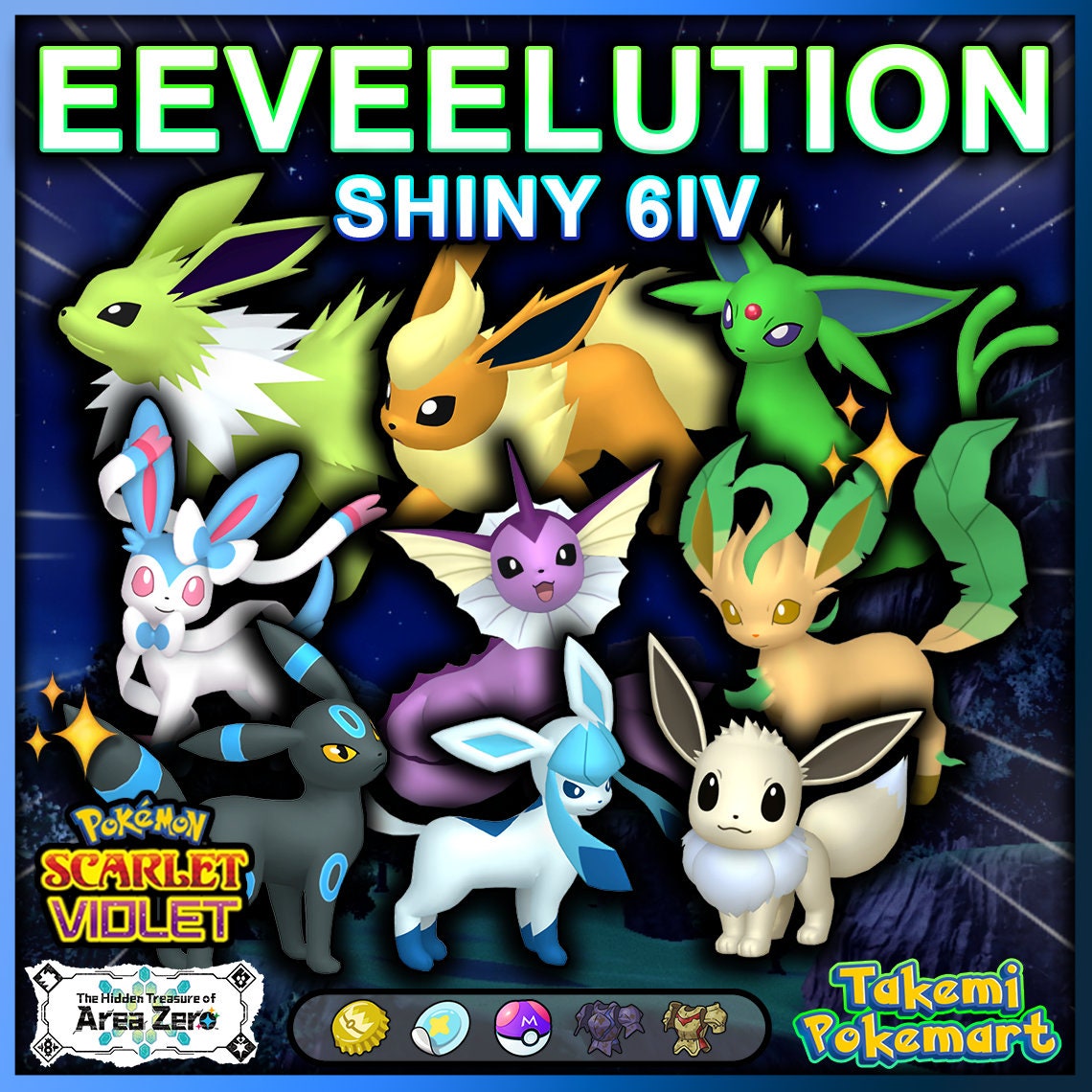 The EASIEST way to get a shiny eevee in scarlet and violet