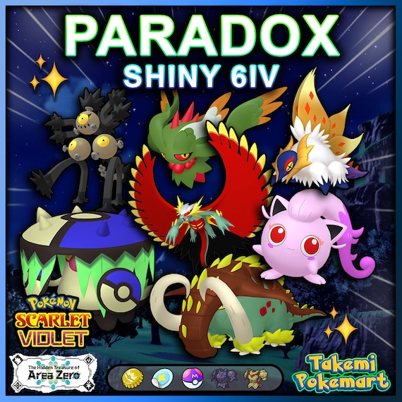 Pokemon Scarlet & Violet - Paradox Pokemon - Shiny - 6IV