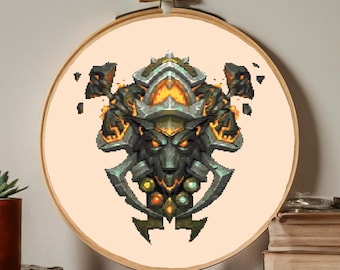 World of Warcraft, Sjamaan-embleem, Klassenembleem, Kruissteekpatroon PDF