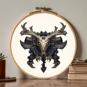 World of Warcraft, Hunter Crest, Class Crest, World of Warcraft Gift, Cross Stitch Pattern PDF