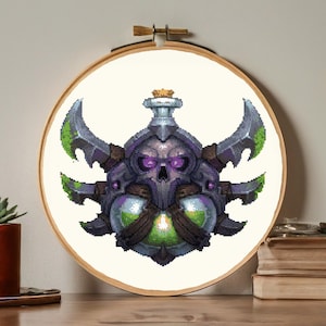World of Warcraft, Rogue Crest, Class Crest, World of Warcraft Gift, Cross Stitch Pattern PDF