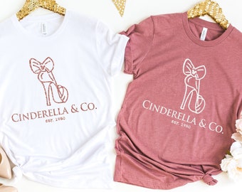 Cinderella & Co Shirt, Cinderella Shirt, Disney Vacation Shirt, Girls Trip Shirt, Glass Slippers Shirt, Magical Shirt, Disney Tee, Cute Tee