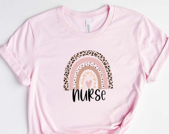 Camiseta arcoíris de enfermera, camiseta de enfermera, camiseta de la escuela de enfermería, camiseta de enfermería, camiseta de enfermera registrada, vida de enfermera, camiseta de enfermera registrada, camiseta de CNA