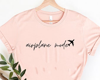 Sudadera modo avión, camisa de avión, suéter de viaje, regalo de viajero, camisa familiar de vacaciones, camisa de modo vacay, camisa de piloto, regalo de aventurero