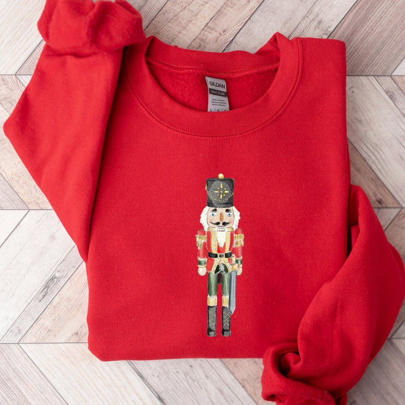 Nutcracker Sequin Sleeve Sweater