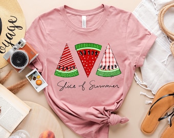 Watermelon Shirt, Slice of Summer Shirt, Summer Shirt, Cute Summer Shirt, Beach Shirt, Summer Tshirt, Summer Vibe Shirt